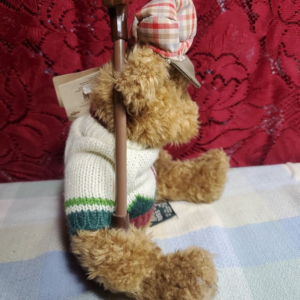 Vtg Russ Berrie‎ & Co Bears from the Past Bogey Jr 7" Golf Outfit Plush Bear - Picture 5 of 8